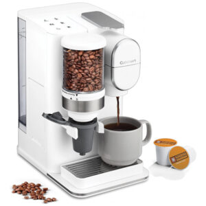 ECTQZKLL1ZFB0B_0 jpg - Máquina de Café Expresso de Dose Única Cuisinart DGB 2W Grind Brew, 110V, Branca
