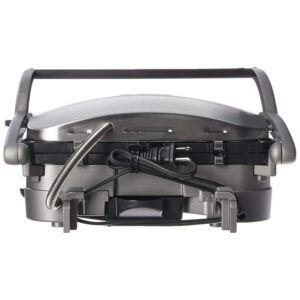 ECTQ0TLRU9400B_4 jpg - Churrasqueira Elétrica, 5 em 1, para 4 pessoas, 1500 W, prata, 110v, CUISINART GR 4N, Cinza