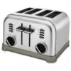 ECTQ1NZ1A0000B_0 jpg - Torradeira Elétrica Metal Classic 4 fatias, 110v, CUISINART CPT 180, Prateado