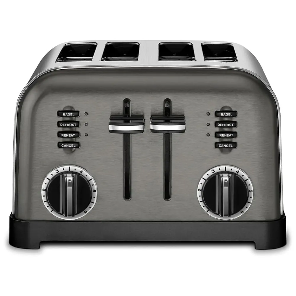 ECTQB38B4C970B_1 jpg - Torradeira Elétrica, Metal Classic, 4 Fatias, Inox, 110v, CUISINART CPT 180BKS, Preto
