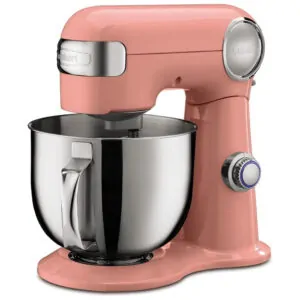 ECTQH4YC5WG90B_0 jpg - Batedeira 5,2L com 12 Velocidades, Tigela em Aço Inoxidável e 3 Acessórios, 110V 500W, Cuisinart, Coral