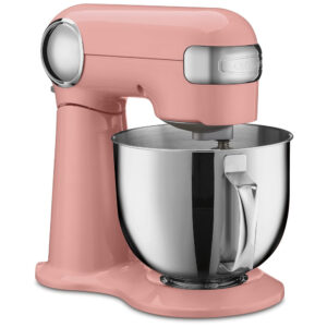 ECTQH4YC5WG90B_2 jpg - Batedeira 5,2L com 12 Velocidades, Tigela em Aço Inoxidável e 3 Acessórios, 110V 500W, Cuisinart, Coral