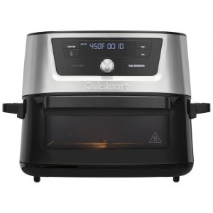 ECTQ34JNCNPD0B_0 jpg - Fritadeira de Ar Cuisinart, Forno de 9 Litros com Cesto de Aço Inoxidável e 6 Programas para Assar, Cozinhar, Grelhar, Fritar,