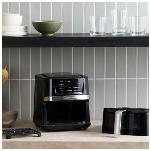 ECTQBTVLW89D0B_4 jpg - Fritadeira Cuisinart Air Fryer 2,6 Litros com Cesto Compacto e 3 Funções de Cozimento para Fritar, Assar e Grelhar, 3 Predefinições de Airfryer,