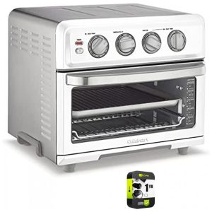 ECTQZ2XC58R90B_0 jpg - Forno Elétrico Air Fryer Cuisinart TOA 70W 17L Branco, 8 Funções, Grill Reversível, 1800W, Timer 60min, Inox, Fácil Limpeza