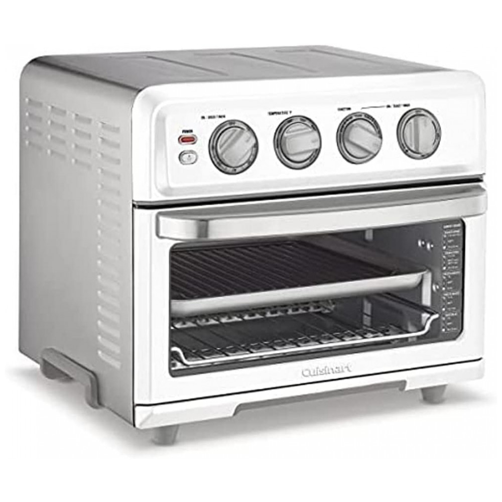 ECTQZ2XC58R90B_1 jpg - Forno Elétrico Air Fryer Cuisinart TOA 70W 17L Branco, 8 Funções, Grill Reversível, 1800W, Timer 60min, Inox, Fácil Limpeza