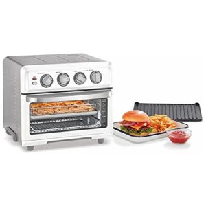 ECTQZ2XC58R90B_3 jpg - Forno Elétrico Air Fryer Cuisinart TOA 70W 17L Branco, 8 Funções, Grill Reversível, 1800W, Timer 60min, Inox, Fácil Limpeza