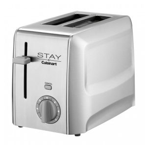 Torradeira Pop Up 2 Fatias Cuisinart Aço Inoxidável Prata 2 Ranhuras 120V