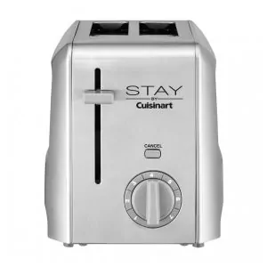 Torradeira Pop Up 2 Fatias Cuisinart Aço Inoxidável Prata 2 Ranhuras 120V