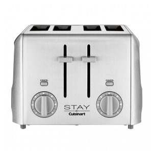 Torradeira Pop Up 4 Fatias Cuisinart Aço Inoxidável Prata 4 Ranhuras 120V