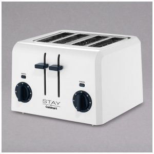 Torradeira Pop Up 4 Fatias Cuisinart Branco 4 Ranhuras Controle 7 Níveis 120V