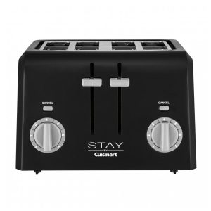 Torradeira Pop Up 4 Fatias Cuisinart Preto 4 Ranhuras Controle 7 Níveis 120V