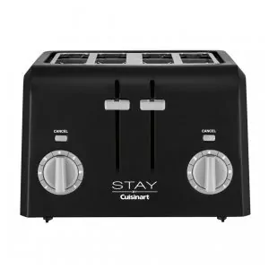 Torradeira Pop Up 4 Fatias Cuisinart Preto 4 Ranhuras Controle 7 Níveis 120V