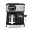 Cuisinart Coffee Center Barista Bar 4 em 1, Cafeteira 12 Xícaras, Compatível com Cápsulas Nespresso e K Cup, Prata Cristal