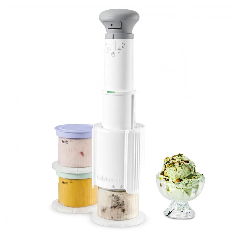 Cuisinart FastFreeze ICEFD10 Sorveteira Elétrica 5 em 1, Milkshakes, Sorvetes e Slushies Rápidos