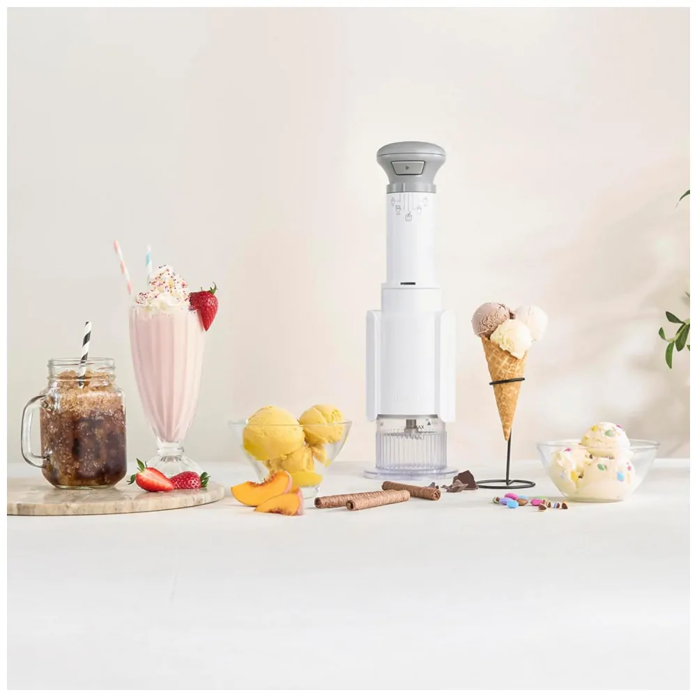 Cuisinart FastFreeze ICEFD10 Sorveteira Elétrica 5 em 1, Milkshakes, Sorvetes e Slushies Rápidos