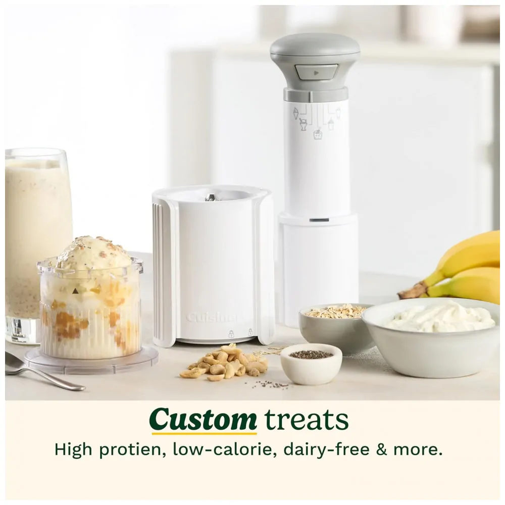 Cuisinart FastFreeze ICEFD10 Sorveteira Elétrica 5 em 1, Milkshakes, Sorvetes e Slushies Rápidos