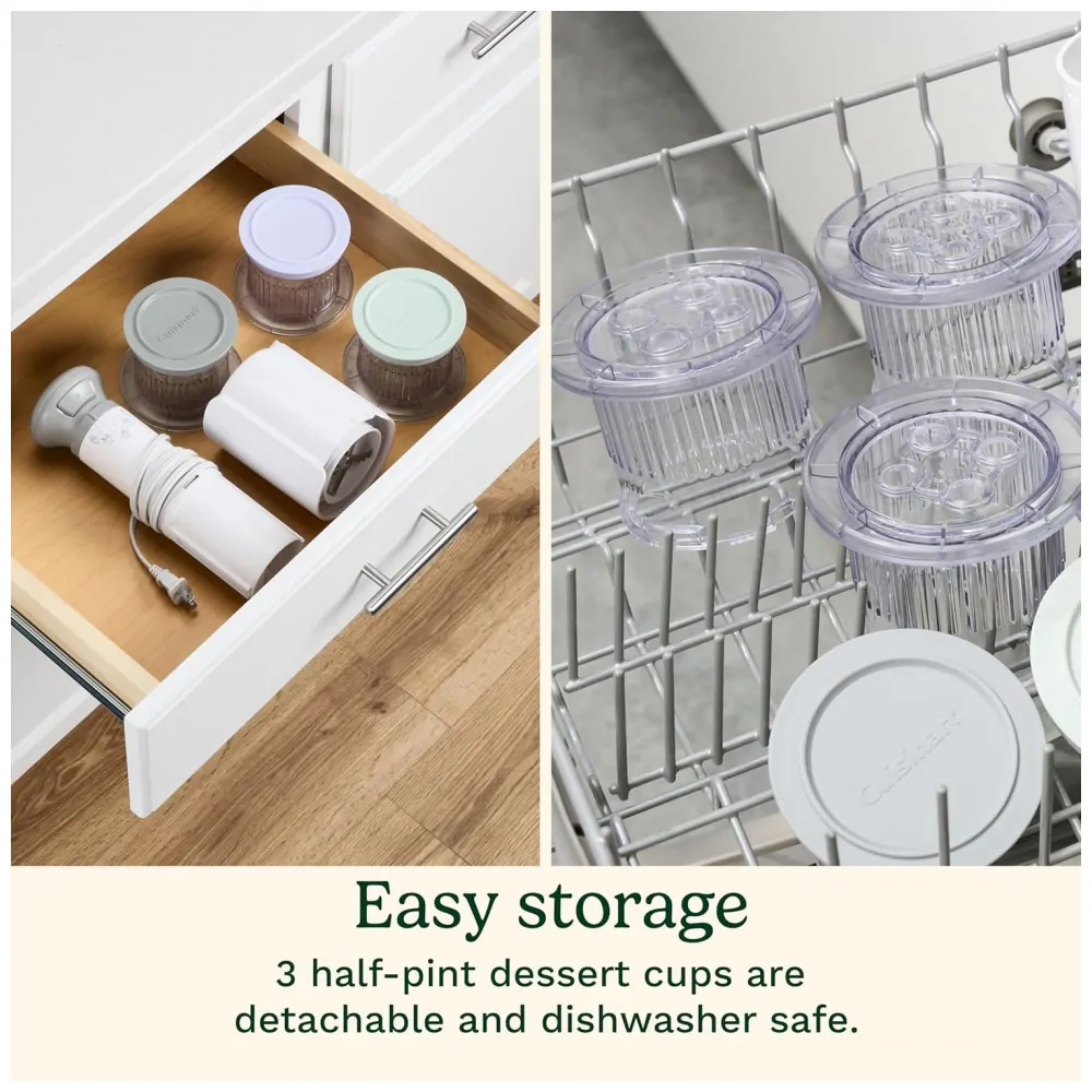 Cuisinart FastFreeze ICEFD10 Sorveteira Elétrica 5 em 1, Milkshakes, Sorvetes e Slushies Rápidos
