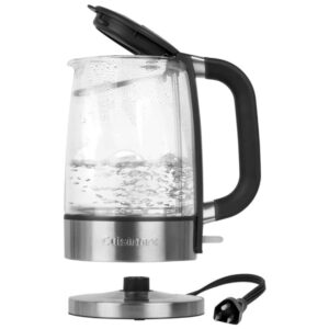 Chaleira elétrica, sem fio, CUISINART GK 17, Prateado