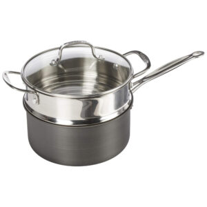 Chefs Conjunto de Panelas Antiaderentes de Alumínio Anodizado, 17 Peças, CUISINART 66 17N, Preto