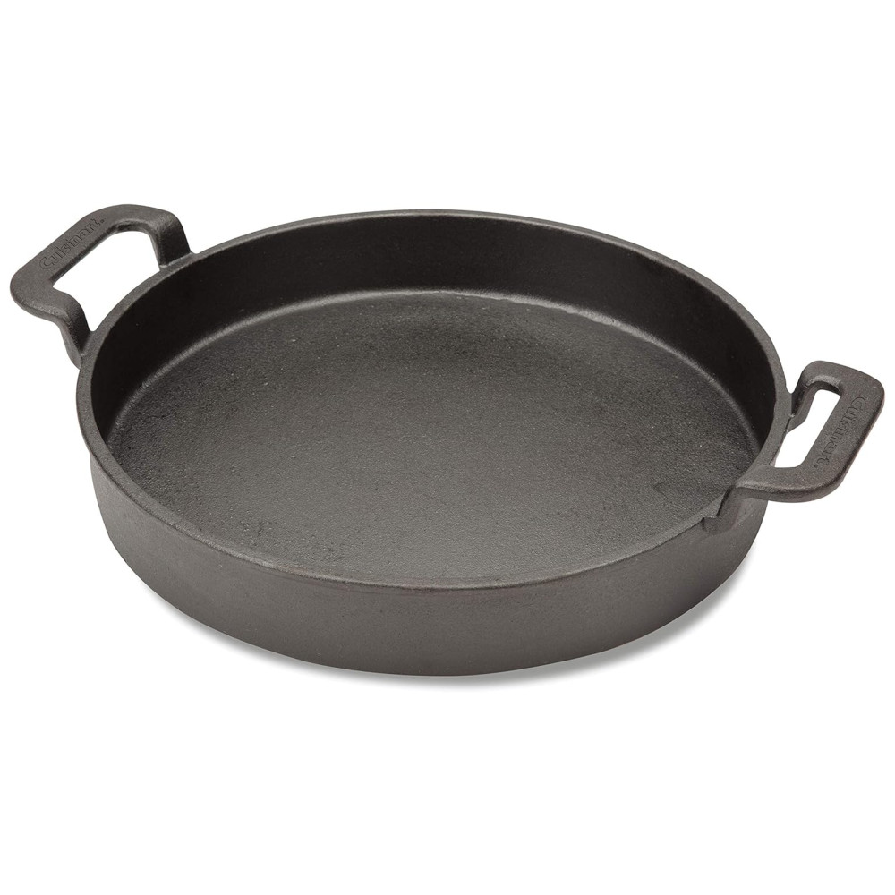 Frigideira de Ferro Fundido Pré Preparada, CUISINART CCP 1000, Preto