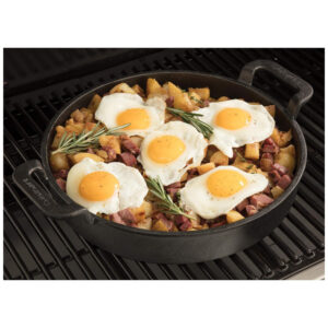 Frigideira de Ferro Fundido Pré Preparada, CUISINART CCP 1000, Preto