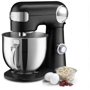 Batedeira 500W, 12Velocidades, 5,2L, CUISINART SM 50BK, Preto